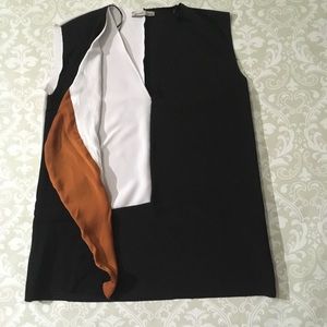 Zara | Color Block Top